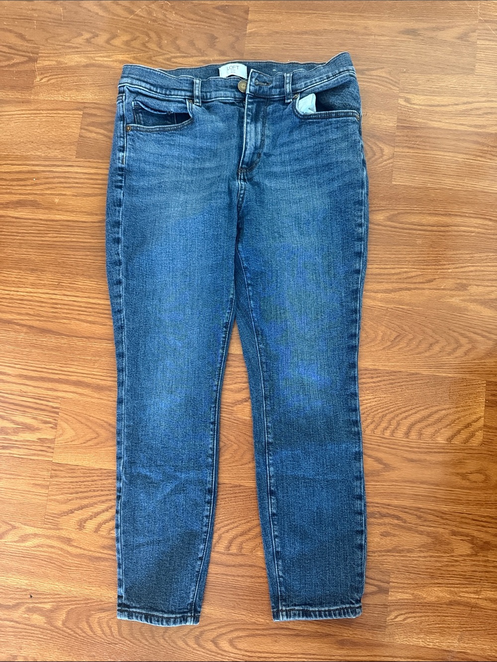 LOFT Women's Medium Blue Skinny Jeans
